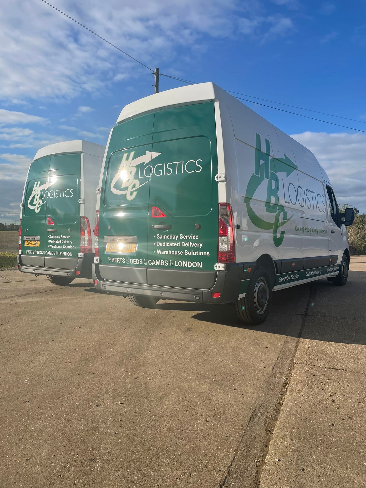 Check out our brand new vans