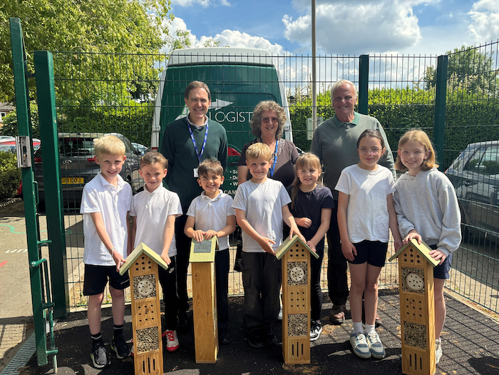 HBC Logistics Delivers Bug Hotels to Local School in Green Initiative